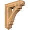 Ekena Millwork Merced Arts and Crafts Rough Sawn Bracket w/ Offset Brace, Western Red Cedar, 8"W x 30"D x 34"H BKT0806X30X34MRC03RWR - alternate 1